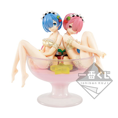 Ichiban kuji Re:Zero Starting Life in Another World A Prize Rem & Ram w/Tracking 