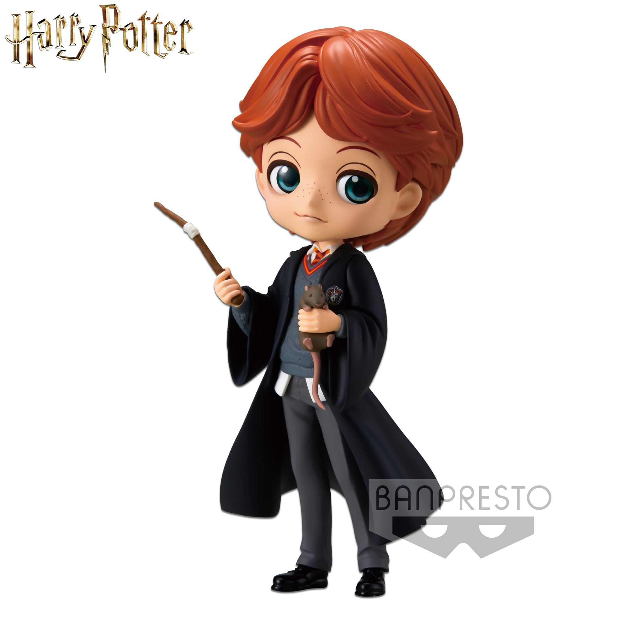 Harry Potter Q Posket Figure Draco Malfoy Quidditch Style Version A Banpresto 