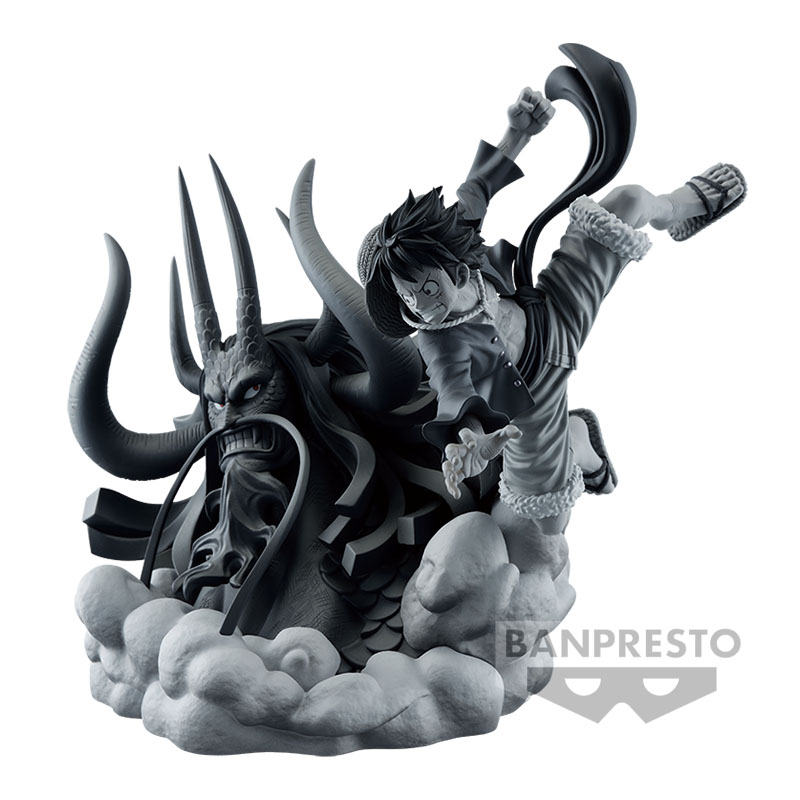 BANDAI ONE PIECE BEYOND THE LEVEL Monkey D Luffy Gear 5 White Figure Fighter