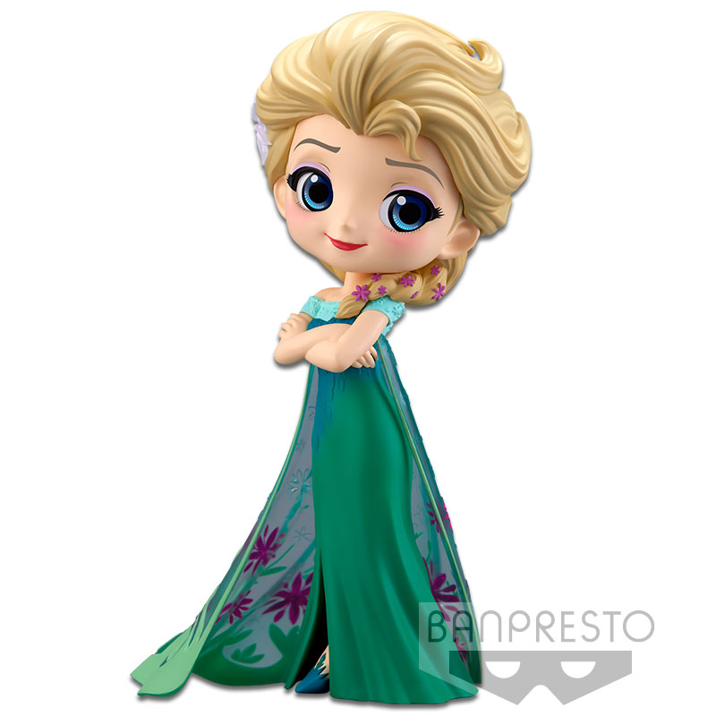 FROZEN Elsa Q Posket Disney Characters Fever Design Figure Bandai Spirits 
