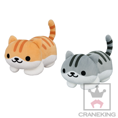 Z116 Bandai Hit point capsule toy Neko Atsume Cat collection3 しろさばさん＆オレンジキューブ 