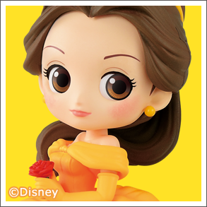 Disney Character Q posket petit -Belle・Cinderella・Princess Aurora-(A:Belle)