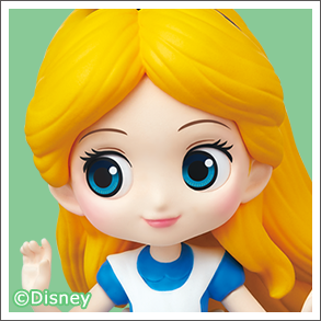 Disney Characters Q posket petit -Alice･Princess Aurora･Flynn Rider-(A:Alice)