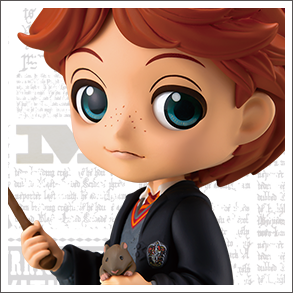Harry Potter Q posket-Ron Weasley with Scabbers-