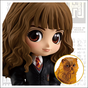 Harry Potter Q posket-Hermione Granger with Crookshanks-