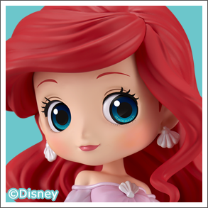 Q posket Disney Characters -Ariel Princess Dress-(B PINK DRESS)
